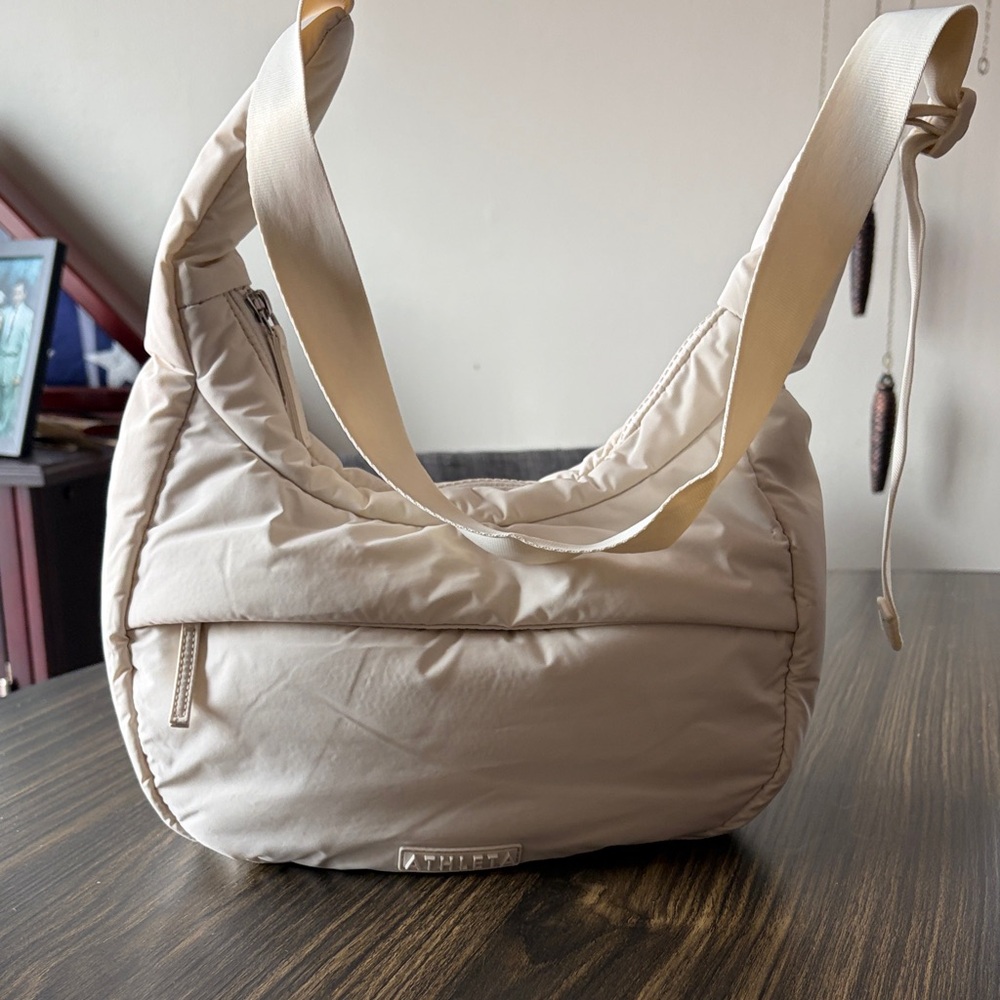Athleta Beige Shoulder Bag